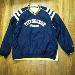 NFL Steelers Reversible Windbreaker Jacket Sz. XL
